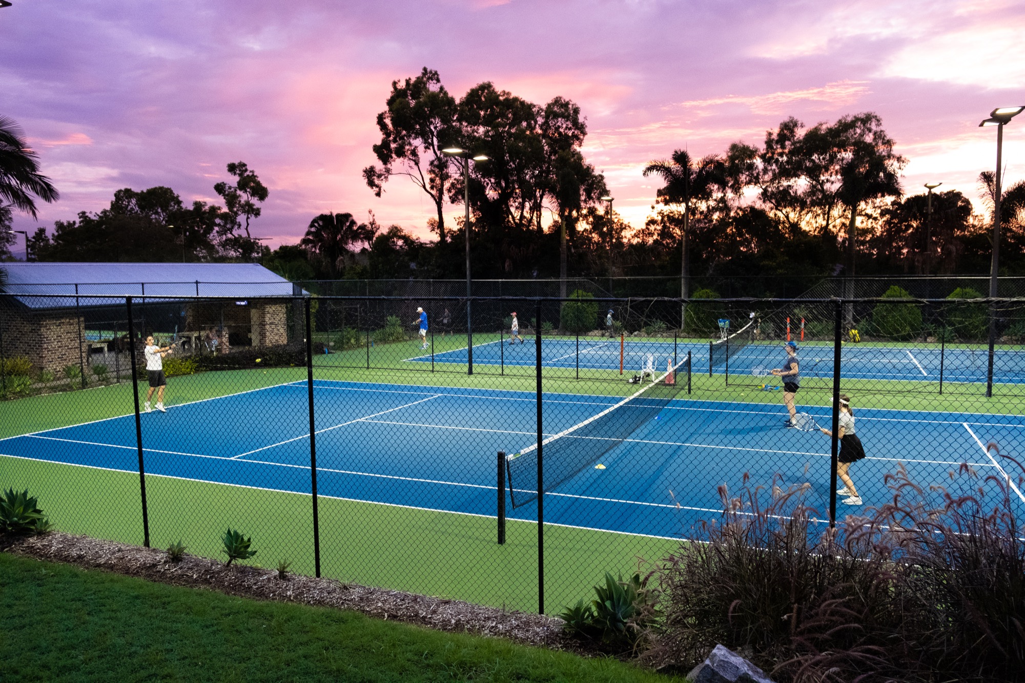 Adult tennis coaching