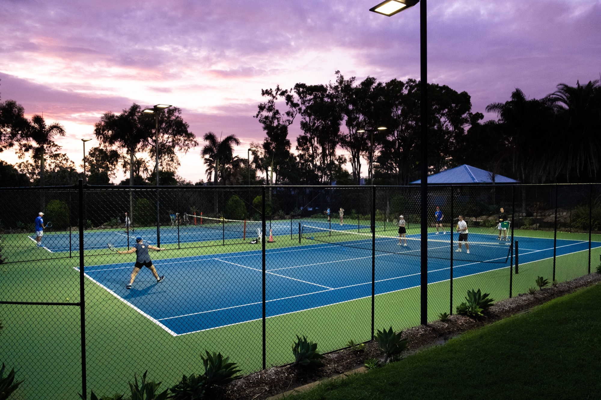 Adult tennis at Guse's
