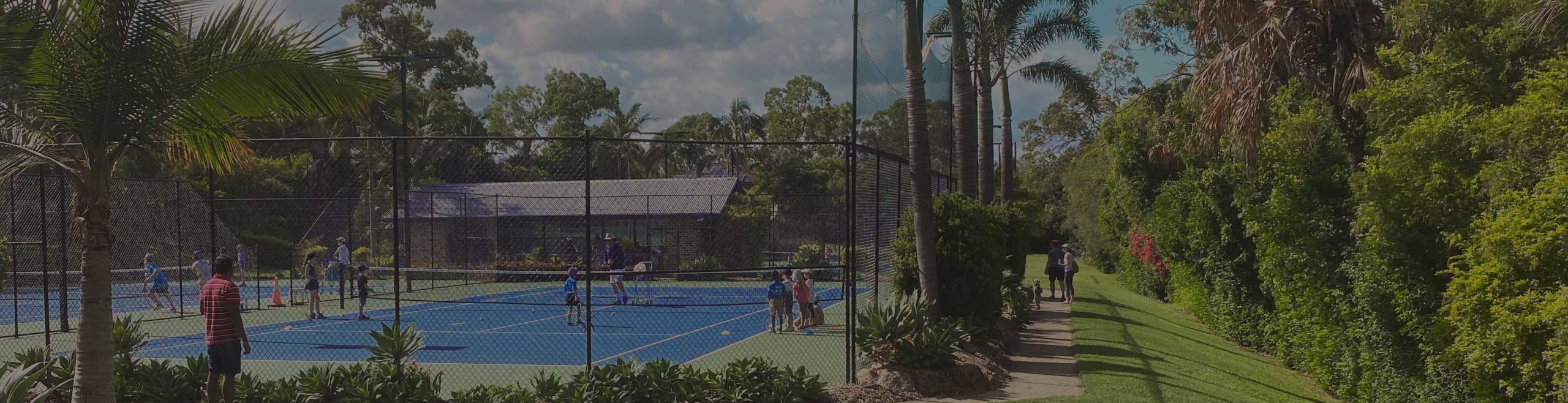 Aerial view of Guse's Tennis courts